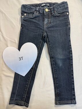 Levi's - Classic Blue Kids Jeans with butterfly pocket design/ adjustable waist